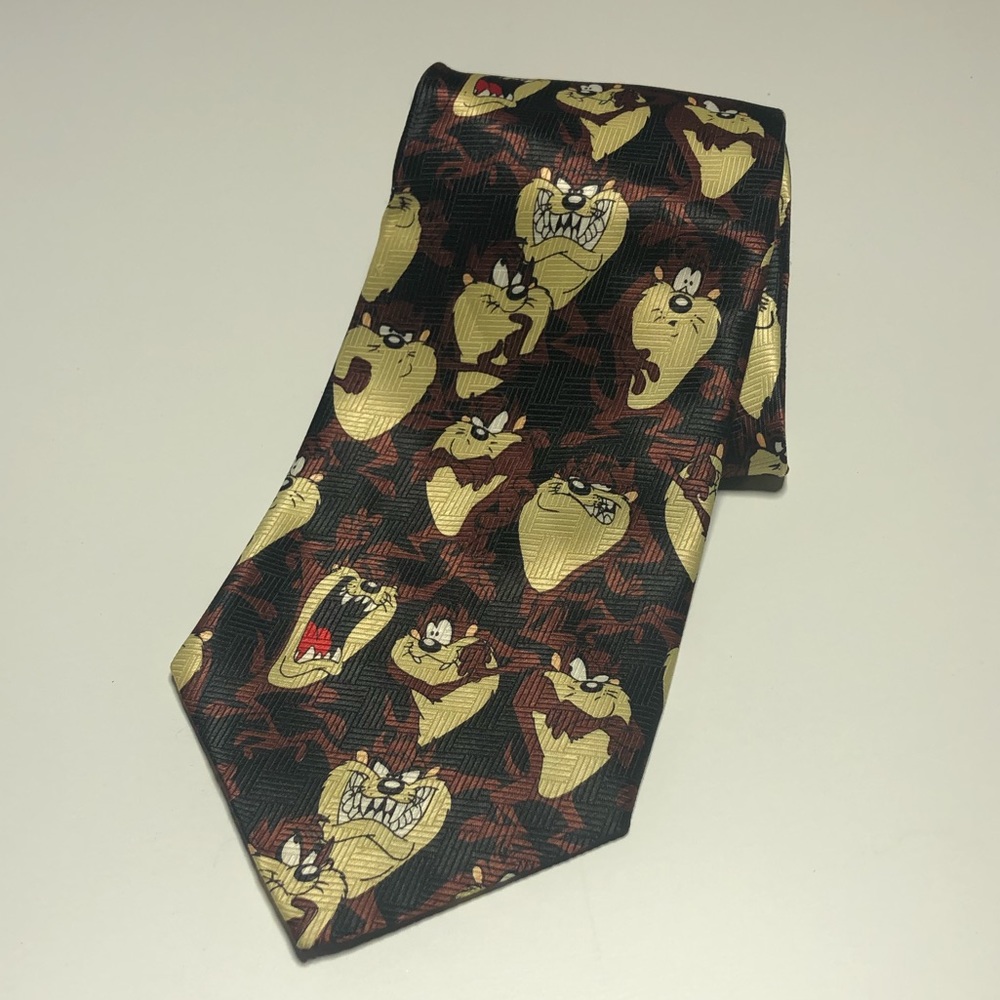 Vintage Looney Tunes Taz Novelty Necktie